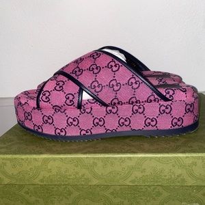 Platform Gucci Slides